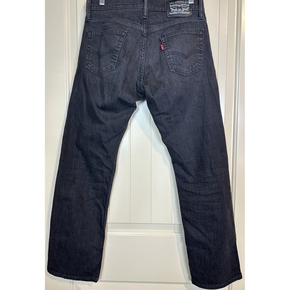 Levi's 505 Jeans Women's size 10 black mid rise Straight Leg stretch classic - Picture 4 of 7